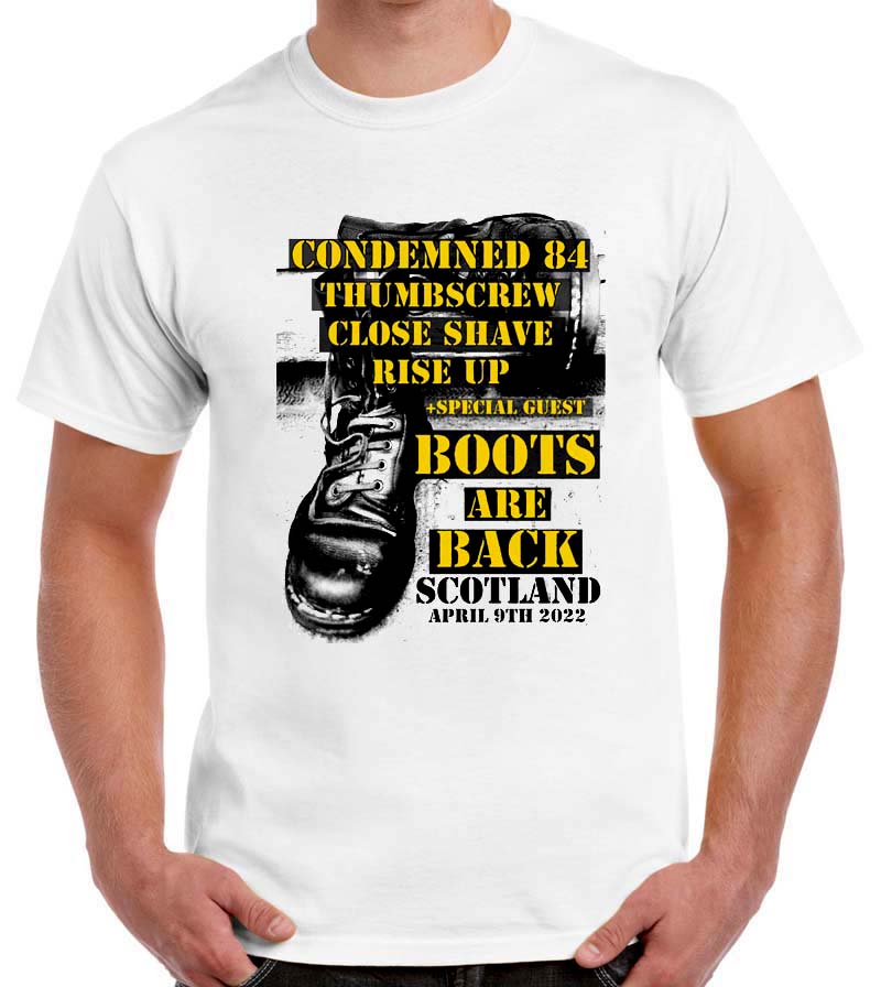 Boots Are Back Gig T-shirt